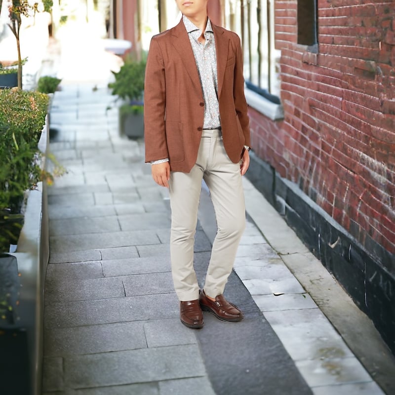 LIBERTY FABRICS NO.55 リバティプリント ドレスシャツ リバティ