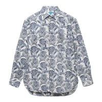 LIBERTY FABRICS　 NO.60 リバティプリント  ドレスシャツ リバティシャツ  ＜ Floral Chintz / フローラル チンツ　ホワイト系 ＞