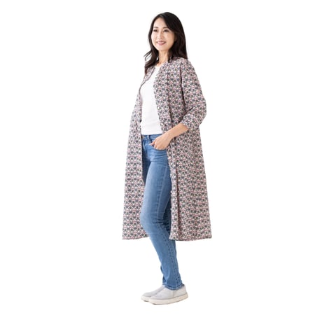 （レディース）LIBERTY FABRICS  NO.b010 リバティプリント リバティ ワンピース   ＜LOTUS LOVE ロータス ラブ ピンク系＞