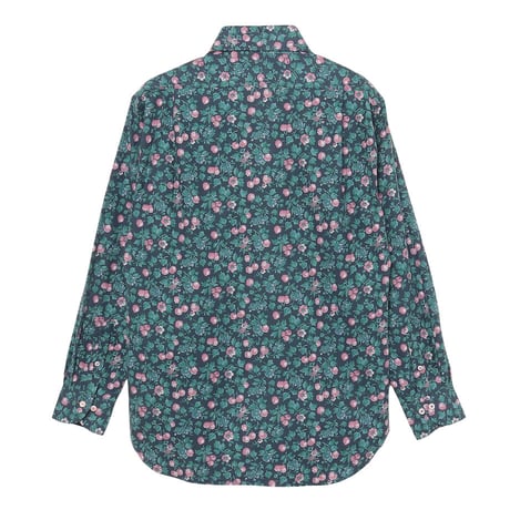 LIBERTY FABRICS  NO. 76リバティプリント  ドレスシャツ リバティシャツ  ＜Babette バベット＞