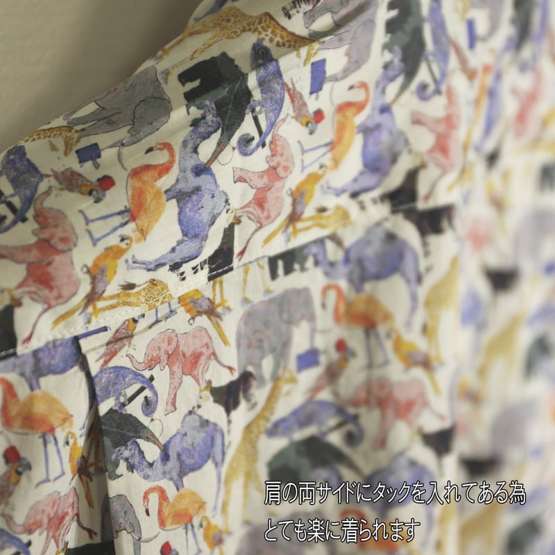 LIBERTY FABRICS NO.05 リバティプリント リバティシャツ ドレスシャツ