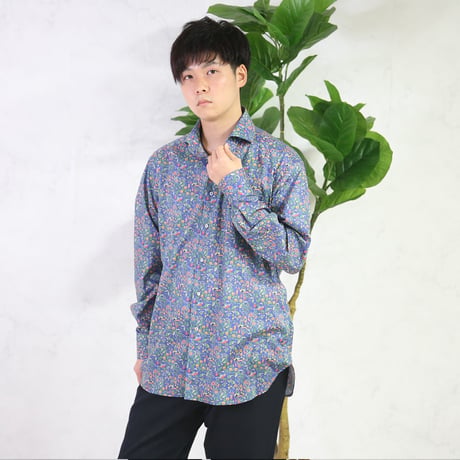 LIBERTY FABRICS　NO.02 リバティプリント リバティシャツ  ドレスシャツ　＜ Catesby /  ケイツビー＞