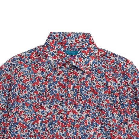 LIBERTY FABRICS  NO138 リバティプリント リバティ リバティシャツ   ドレスシャツ  ＜Wiltshire  ウィルトシャー＞