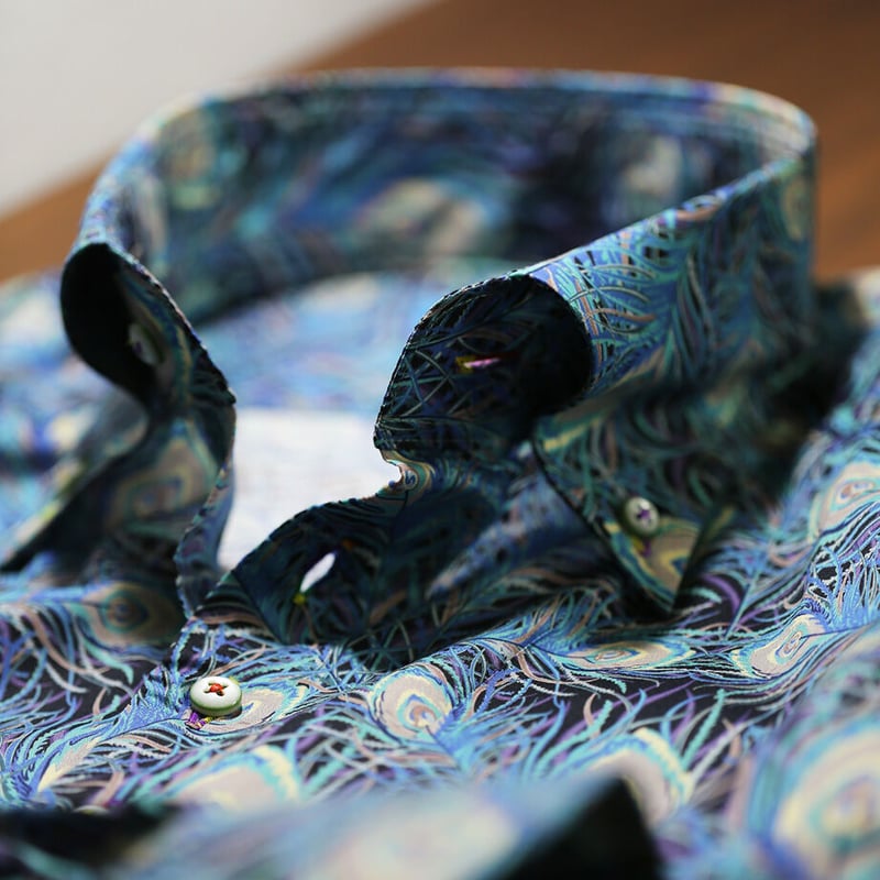 LIBERTY FABRICS NO.43 リバティプリント ドレスシャツ リバティシャツ