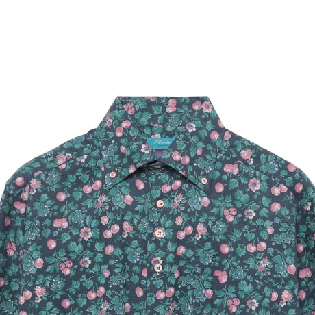 LIBERTY FABRICS  NO. 76リバティプリント  ドレスシャツ リバティシャツ  ＜Babette バベット＞