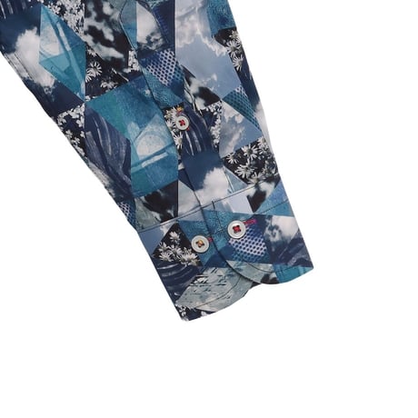 LIBERTY FABRICS  NO134. リバティプリント リバティ リバティシャツ   ドレスシャツ  ＜STROLL ストロール＞