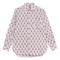 LIBERTY FABRICS  NO135 リバティプリント リバティ リバティシャツ   ドレスシャツ  ＜CHARLES HOUSE チャールズハウス＞