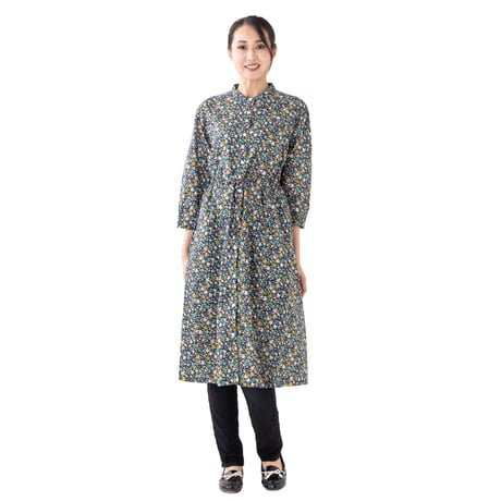 （レディース）LIBERTY FABRICS  NO.b018 リバティプリント リバティ ワンピース   ＜HESPER  ヘスパー＞