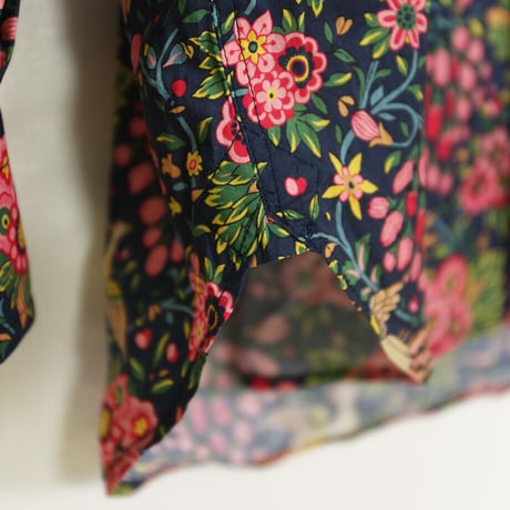 LIBERTY FABRICS　NO.39 リバティプリント  ドレスシャツ  リバティシャツ  ＜Dantes Paradice/ダンテズ・パラダイス＞