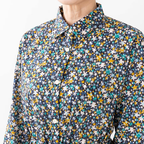 （レディース）LIBERTY FABRICS  NO.b018 リバティプリント リバティ ワンピース   ＜HESPER  ヘスパー＞