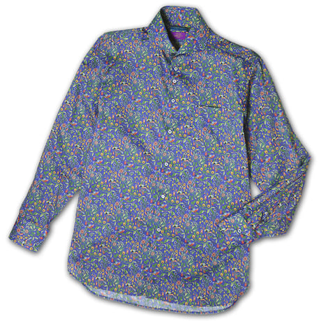 LIBERTY FABRICS　NO.02 リバティプリント リバティシャツ  ドレスシャツ　＜ Catesby /  ケイツビー＞