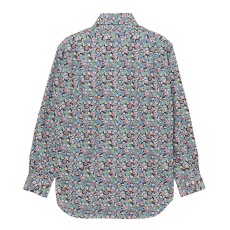 LIBERTY FABRICS  NO. 77 リバティプリント  ドレスシャツ リバティシャツ  ＜Leila レイラ＞