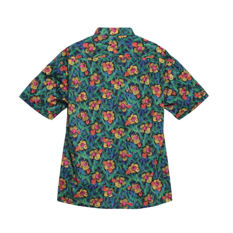 LIBERTY FABRICS　NO.107 リバティプリント  半袖シャツ リバティシャツ ＜WANDERING /ワンダリング＞