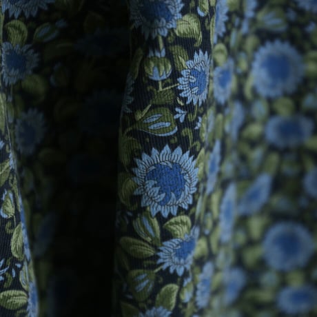 LIBERTY FABRICS　NO.44  リバティプリント  ドレスシャツ リバティシャツ  コーデュロイ　＜ Synchronise / シンクロナイズ＞