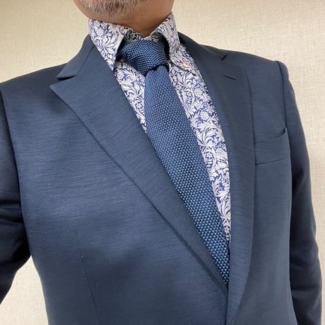 LIBERTY FABRICS　NO.14  リバティプリント  ドレスシャツ リバティシャツ  ＜ Mortimer / モーティマー＞