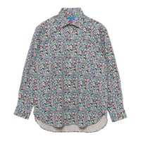 LIBERTY FABRICS  NO. 77 リバティプリント  ドレスシャツ リバティシャツ  ＜Leila レイラ＞