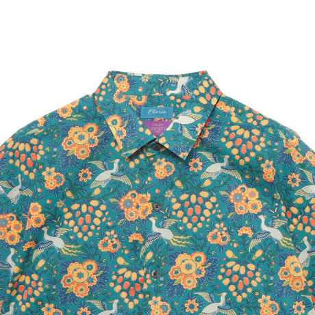 LIBERTY FABRICS　NO.71リバティプリント  半袖シャツ リバティシャツ  ＜Dantes Paradice/ダンテズ・パラダイス＞