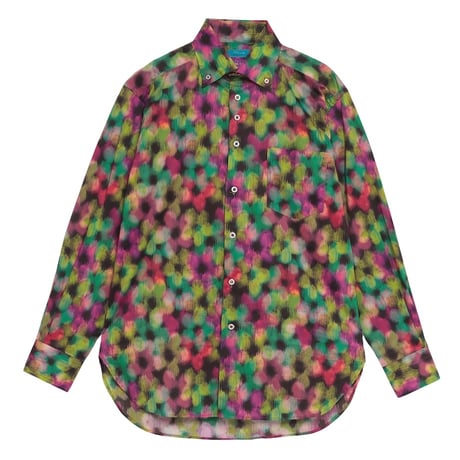 LIBERTY FABRICS  NO114. リバティプリント リバティ リバティシャツ   ドレスシャツ  ＜MICHELLE FRANCES  ミシェルフランシス＞