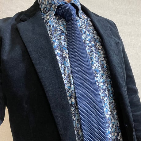 LIBERTY FABRICS　NO.30 リバティプリント  ドレスシャツ リバティシャツ  ＜ Wiltshire / ウィルトシャー ＞