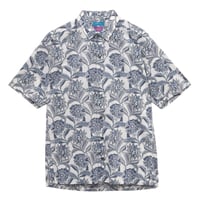 LIBERTY FABRICS　NO.72 リバティプリント  半袖シャツ  リバティシャツ  ＜ Floral Chintz / フローラル チンツ ＞