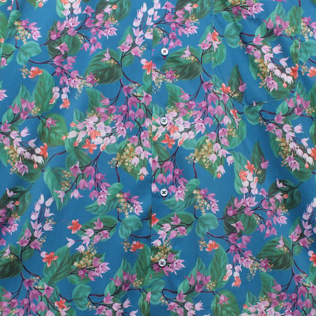 LIBERTY FABRICS　 NO.61リバティプリント  ドレスシャツ リバティシャツ  ＜ Ostrley / オスタリー＞
