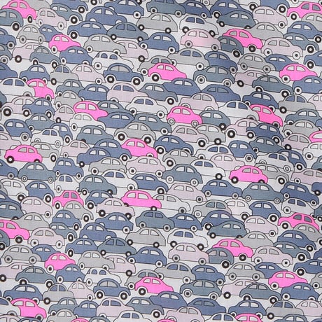 LIBERTY FABRICS  NO. 104 リバティプリント リバティ リバティシャツ   ドレスシャツ  ＜CARS NEON /カーズ ネオン / グレー系＞