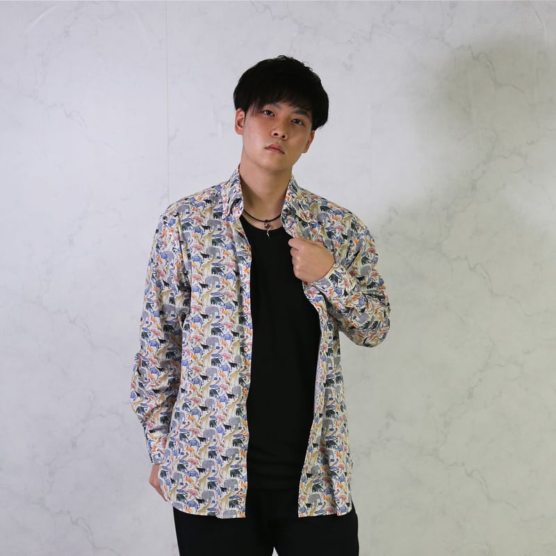 LIBERTY FABRICS NO.05 リバティプリント リバティシャツ ドレスシャツ