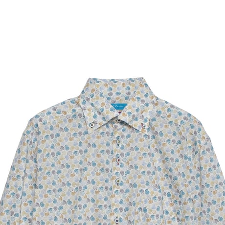LIBERTY FABRICS  NO. 96 リバティプリント リバティ リバティシャツ   ドレスシャツ  ＜ SEA SHELLS / シー・シェルズ ＞