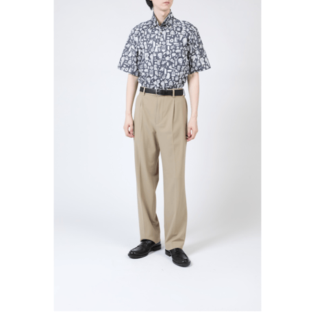 LIBERTY FABRICS  NO113. リバティプリント リバティ リバティシャツ   ドレスシャツ  ＜ARCHAEOLOGY＞