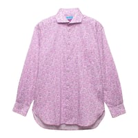 LIBERTY FABRICS　NO.51 リバティプリント  ドレスシャツ リバティシャツ  ＜ Into The Leaves / イントゥー ザ リーブス＞