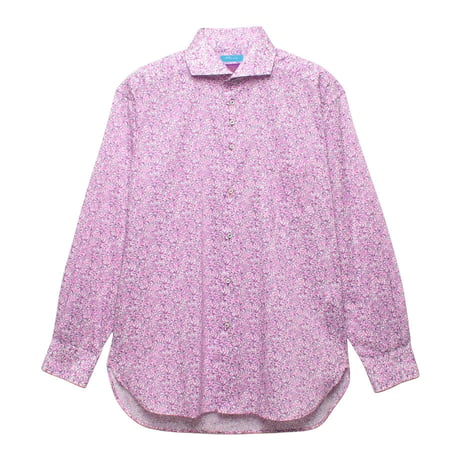 LIBERTY FABRICS　NO.51 リバティプリント  ドレスシャツ リバティシャツ  ＜ Into The Leaves / イントゥー ザ リーブス＞