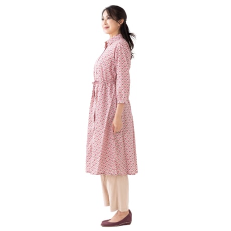 （レディース）LIBERTY FABRICS  NO.b014 リバティプリント リバティ ワンピース   ＜LOVE LINKS  ラブ　リンクス＞