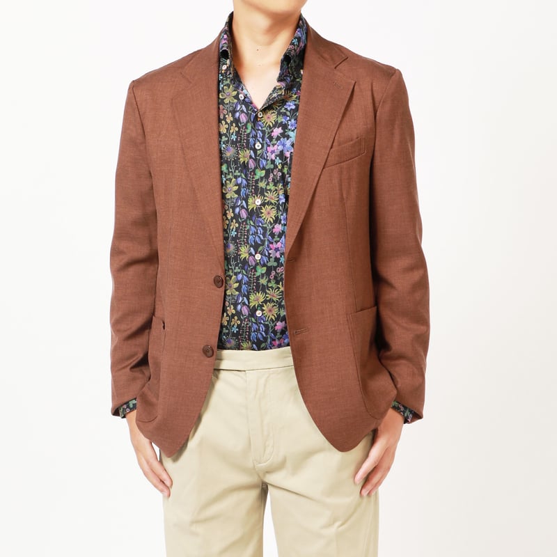 LIBERTY FABRICS NO.57 リバティプリント ドレスシャツ リバティシャツ  