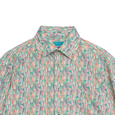 LIBERTY FABRICS  NO126. リバティプリント リバティ リバティシャツ   ドレスシャツ  ＜Doctor Tullochドクタータロック＞