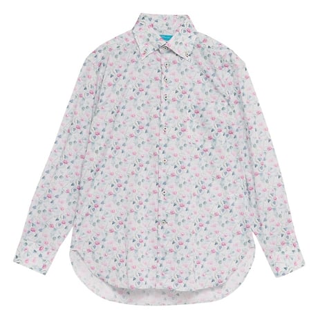 LIBERTY FABRICS  NO127. リバティプリント リバティ リバティシャツ   ドレスシャツ  ＜Float Away フロート・アウェイ＞