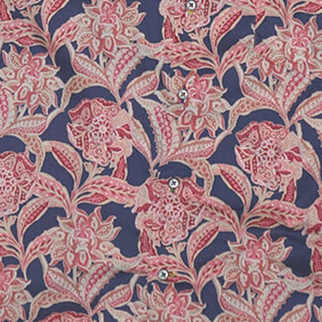 LIBERTY FABRICS　NO.35 リバティプリント  ドレスシャツ リバティシャツ  ＜Floral Chintz/フローラル・チンツ＞