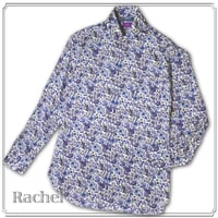 LIBERTY FABRICS　NO.16 リバティプリント  ドレスシャツ リバティシャツ  ＜ Rachel / レイチェル ＞