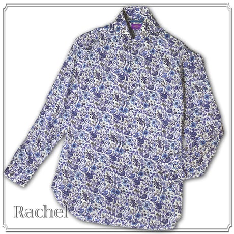 LIBERTY FABRICS　NO.16 リバティプリント  ドレスシャツ リバティシャツ  ＜ Rachel / レイチェル ＞
