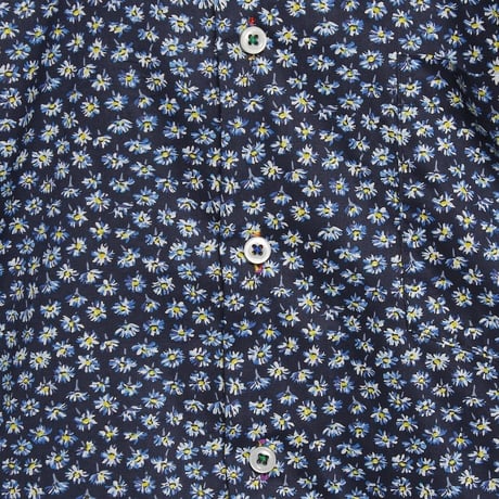 LIBERTY FABRICS  NO139 リバティプリント リバティ リバティシャツ   ドレスシャツ  ＜Bellis ベリス＞