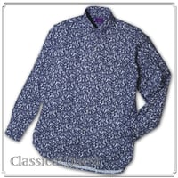 LIBERTY FABRICS　 NO.46 リバティプリント  ドレスシャツ リバティシャツ  コーデュロイ　＜  Mythical Quest / ミシカル・クエスト ＞