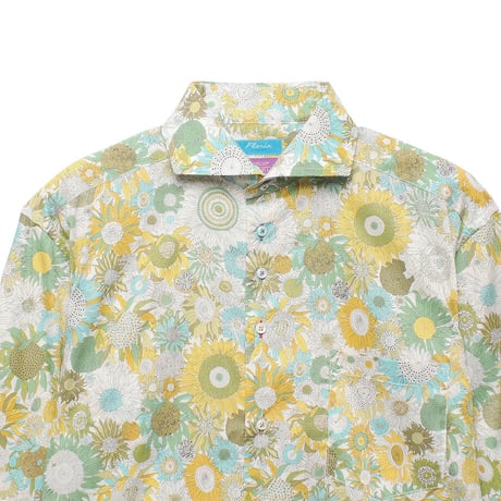 LIBERTY FABRICS　 NO.58リバティプリント  ドレスシャツ リバティシャツ  ＜Small Susanna / スモール スザンナ＞