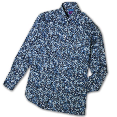 LIBERTY FABRICS　NO.30 リバティプリント  ドレスシャツ リバティシャツ  ＜ Wiltshire / ウィルトシャー ＞