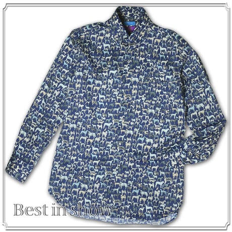 LIBERTY FABRICS　 NO.15 リバティプリント  ドレスシャツ リバティシャツ  ＜Best in show / ベスト・イン・ショー ＞