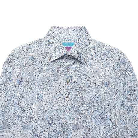 LIBERTY FABRICS　NO.048 リバティプリント  ドレスシャツ リバティシャツ  ＜Adelajda / アデラジャ＞