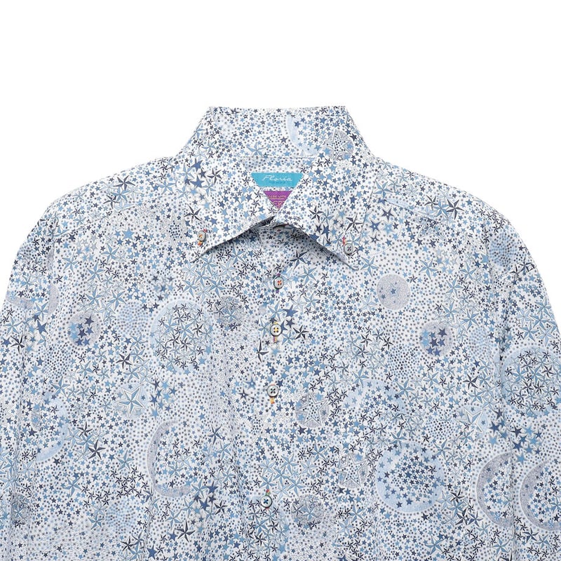 LIBERTY FABRICS NO.048 リバティプリント ドレスシャツ リバティシャツ
