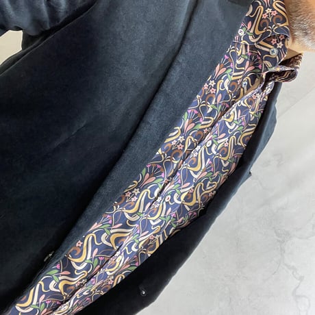 LIBERTY FABRICS　NO.31 リバティプリント  ドレスシャツ リバティシャツ  ＜Lyra/ライラ＞