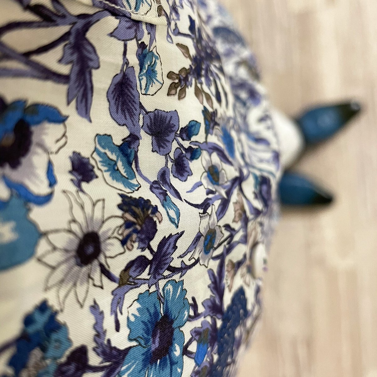 LIBERTY FABRICS NO.16 リバティプリント ドレスシャツ リバティシャツ 