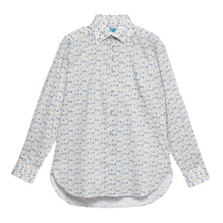 LIBERTY FABRICS  NO. 96 リバティプリント リバティ リバティシャツ   ドレスシャツ  ＜ SEA SHELLS / シー・シェルズ ＞