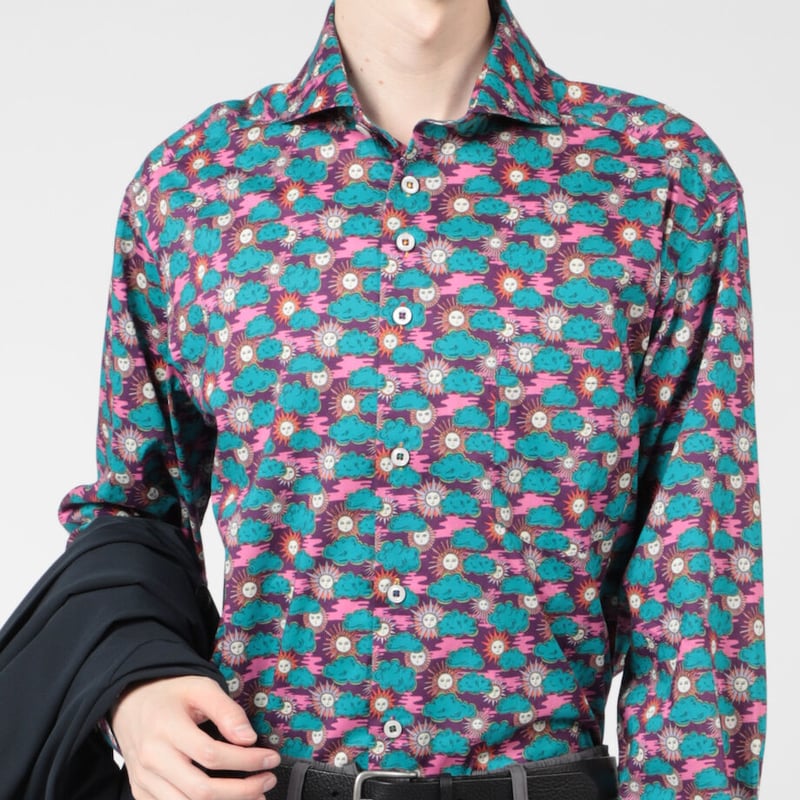 vintage LIBERTY フラワープリント シャツ 80s 90s LIBERTY FABRICS NO.12 リバティプリント ドレスシャツ リバティ