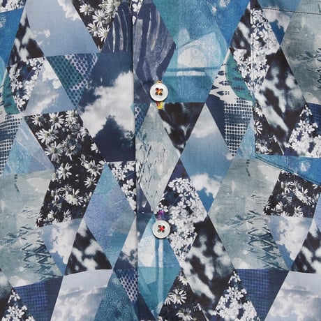 LIBERTY FABRICS  NO134. リバティプリント リバティ リバティシャツ   ドレスシャツ  ＜STROLL ストロール＞